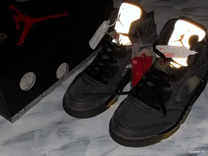 Rep MAX Jordan Air CT8480-001 5 Off-White Black x 0530